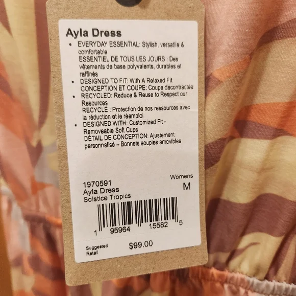 Prana Ayla Dress Size Medium NWT - Picture 3 of 6